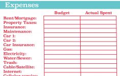 007 Printable Monthly Budget Template 20Family Ideas Simple Bud | Free Printable Monthly Budget Worksheets