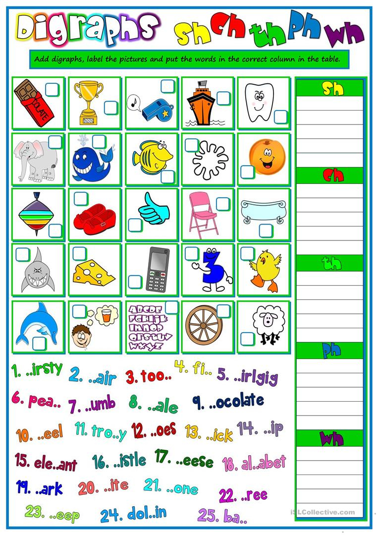 Free Printable Ch Digraph Worksheets Lexia s Blog