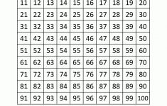 1St Grade Math 100 Chart | Free Printable Blank 100 Chart Worksheets