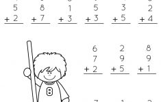 1St Grade Math And Literacy Worksheets With A Freebie! | Teachers | Free Printable Addition Worksheets For First Grade