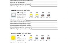 23 Free Esl Forecast Worksheets | Free Printable Weather Map Worksheets