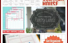 23 Free Printables To Organize Everything | Making Lemonade | Free Printable Home Organization Worksheets