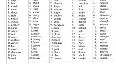 25 2Nd Grade Spelling Worksheet - Si-Inc - Free Printable Spelling | Printable Spelling Worksheets