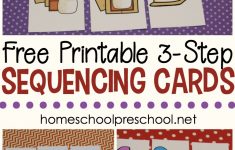 3 Step Sequencing Cards Free Printables For Preschoolers | Free Printable Sequencing Worksheets For Kindergarten