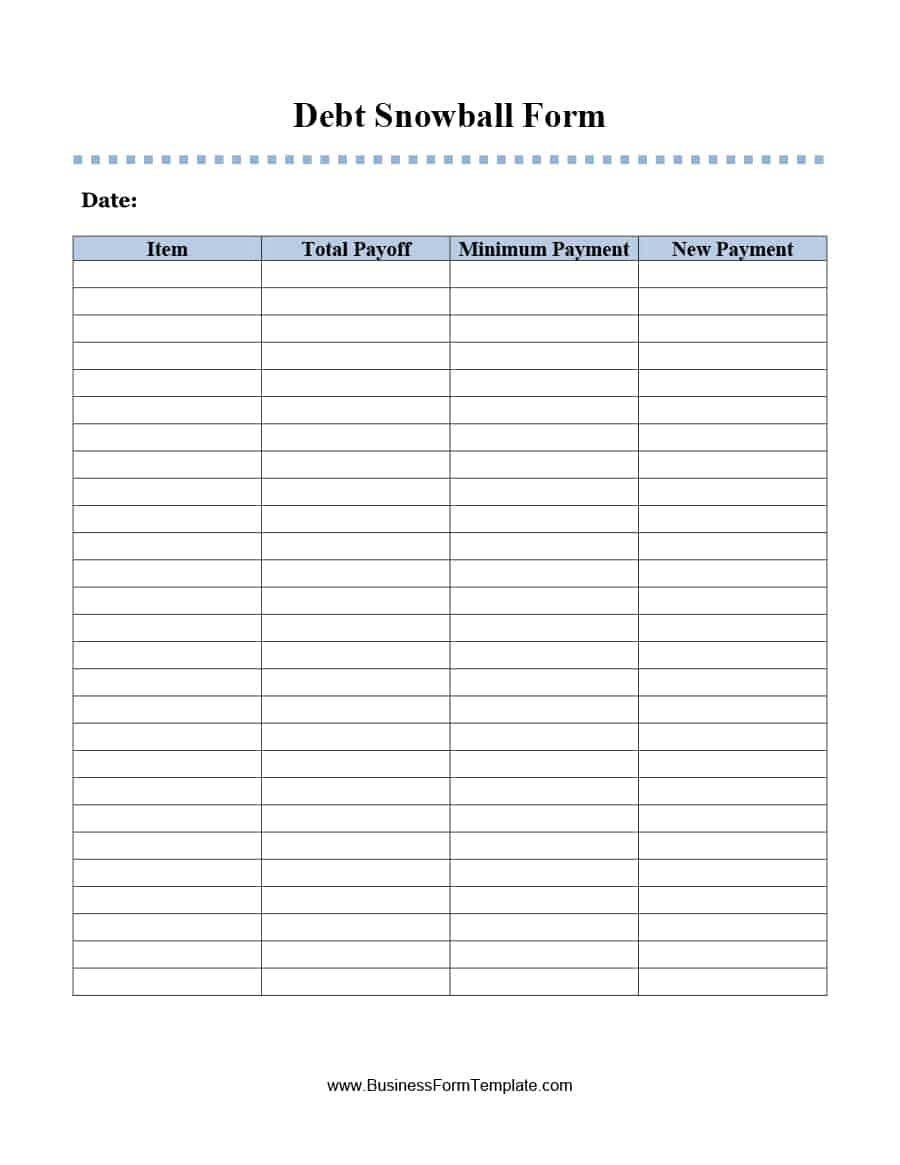 38 Debt Snowball Spreadsheets, Forms &amp;amp; Calculators ❄❄❄ | Debt Worksheet Printable