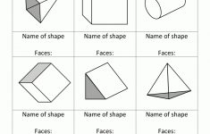 3D Shapes Worksheets | 3D Nets Printable Worksheets
