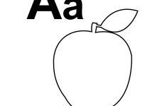 4 Year Old Worksheets Printable A For Apple » Printable Coloring | A For Apple Worksheet Printable