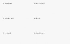 46 Fresh Of Distributive Property And Combining Like Terms Worksheet | Combining Like Terms Printable Worksheets
