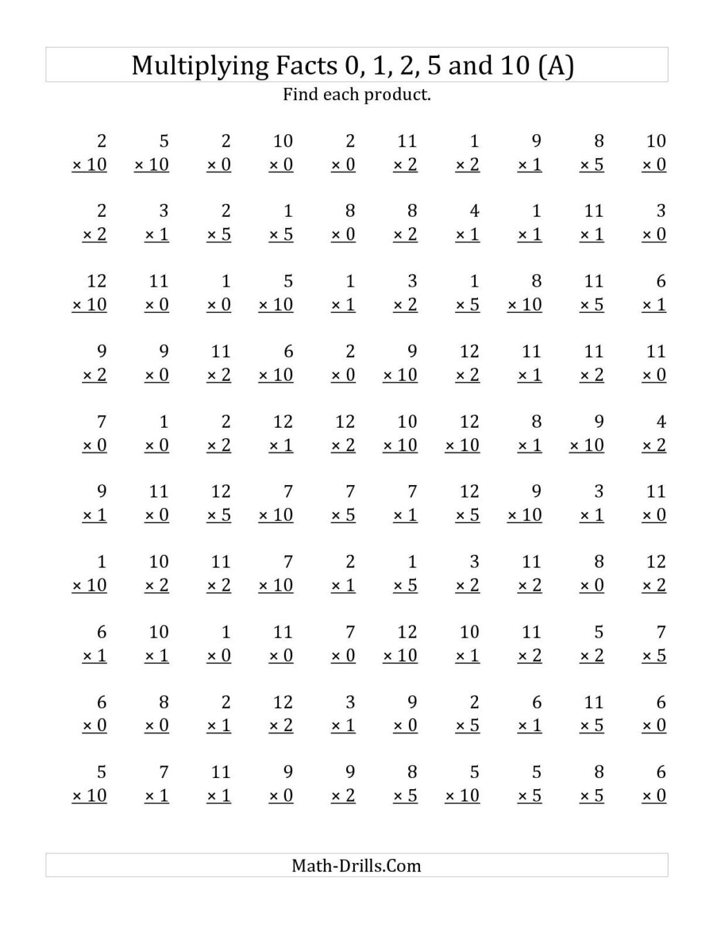 Printable 4Th Grade Multiplication Worksheets Lexia s Blog
