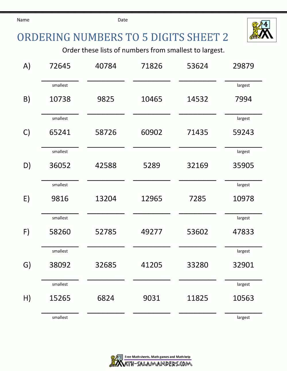 Place Value Worksheets 4Th Grade Free Printable Lexia s Blog