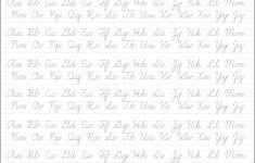 5 Printable Cursive Handwriting Worksheets For Beautiful Penmanship | Free Printable Cursive Handwriting Worksheets