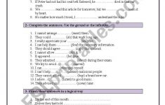 6 Pages Of Advanced Grammar Exercises With A Key - Esl Worksheet | Advanced Esl Grammar Printable Worksheets