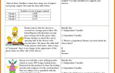 6Th Grade Hypothesis Worksheet Refrence 7 Independent And Dependent | Science Worksheets Ks2 Printable