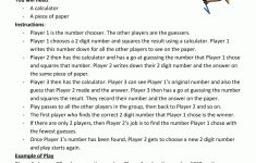 6Th Grade Math Games | Free Printable Math Worksheets For 6Th Grade