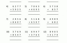 8 Grade Math Worksheets | Free Addition Worksheets Column Addition 4 | Free Printable 8Th Grade Math Worksheets