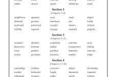 A Guide For Using Hatchet In The Classroom: Vocabulary | School | Hatchet Worksheets Printable