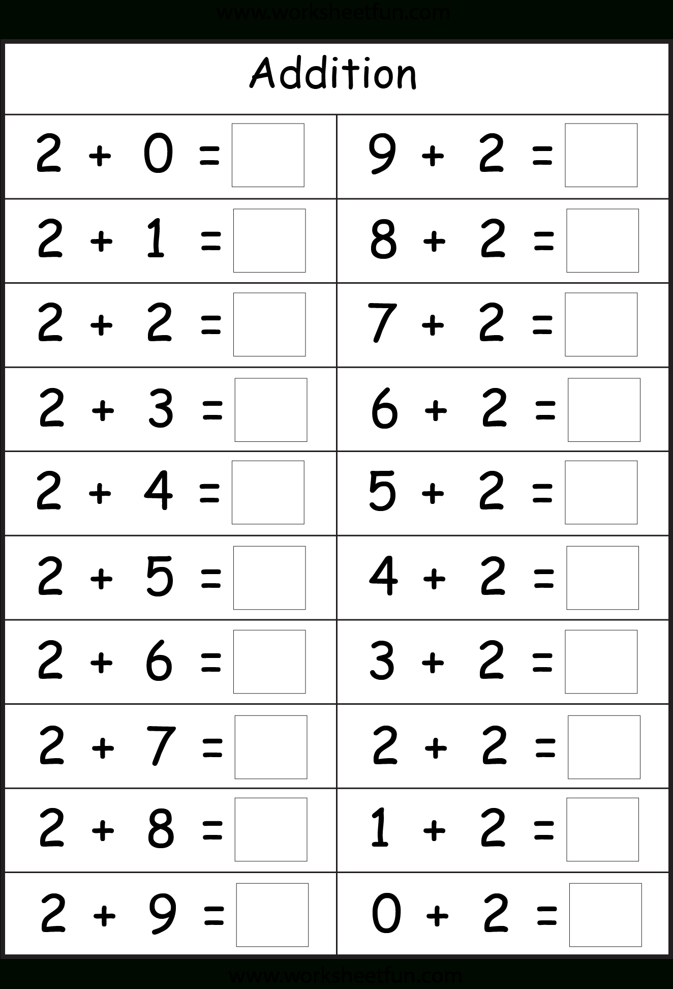 Free Printable 1st Grade Math Worksheets To Print