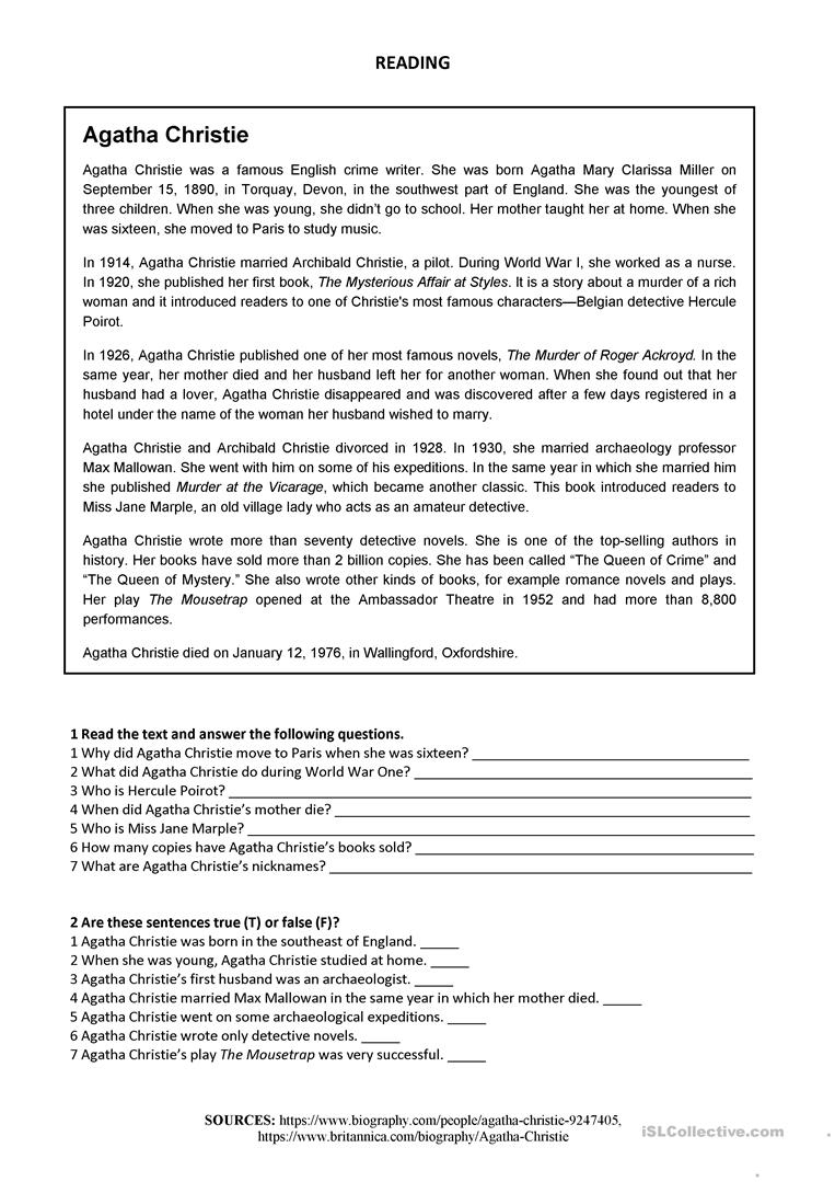 Free Printable Middle School Reading Comprehension Worksheets Lexia s 