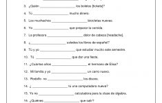 Agreement Of Adjectives Spanish Worksheet Answers 108625 | Printable Spanish Worksheets Answers