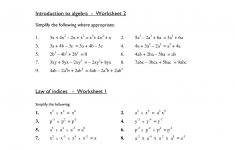 Algebra: Algebra Worksheets High School The Best Image Collection | Printable Algebra Worksheets High School