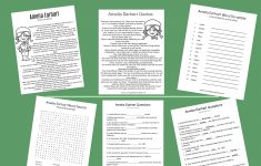 All About Amelia Earhart Worksheets &amp; Activities For Kids | Amelia Earhart Free Worksheets Printable