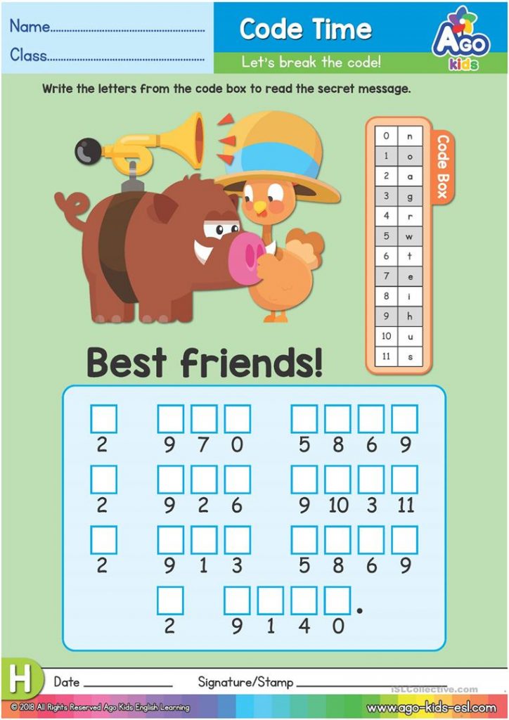 Alphabet Decoder Worksheet The Letter H Worksheet Free Esl 