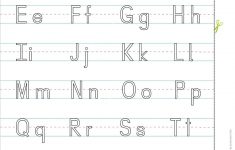 Alphabet Handwriting Pages Free Handwriting Worksheets Uppercase | Printable Alphabet Handwriting Worksheets