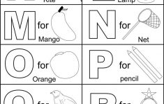 Alphabet Part Ii Coloring Printable Page For Kids: Alphabets | Childrens Printable Alphabet Worksheets