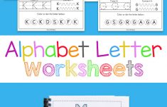 Alphabet Worksheets - Fun With Mama | Printable Worksheets For Preschoolers The Alphabets