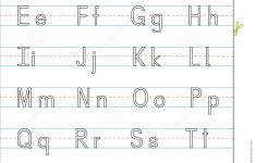 Alphabet Writing Practice Worksheet Stock Illustration | Alphabet Practice Worksheets Printable