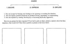 Anger Management Worksheets | Whole-School Strategies For Anger | Impulse Control Worksheets Printable
