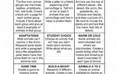 Animals Printables, Lessons, And Activities: Grades K-12 - Teachervision | Free Printable Worksheets Animal Adaptations