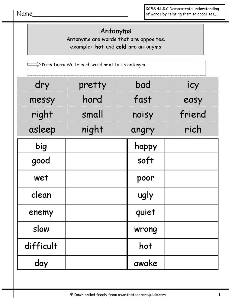 antonyms-and-synonyms-worksheets-from-the-teacher-s-guide-antonyms