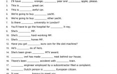 Articles Worksheet - Free Esl Printable Worksheets Madeteachers | Free English Grammar Exercises Printable Worksheets