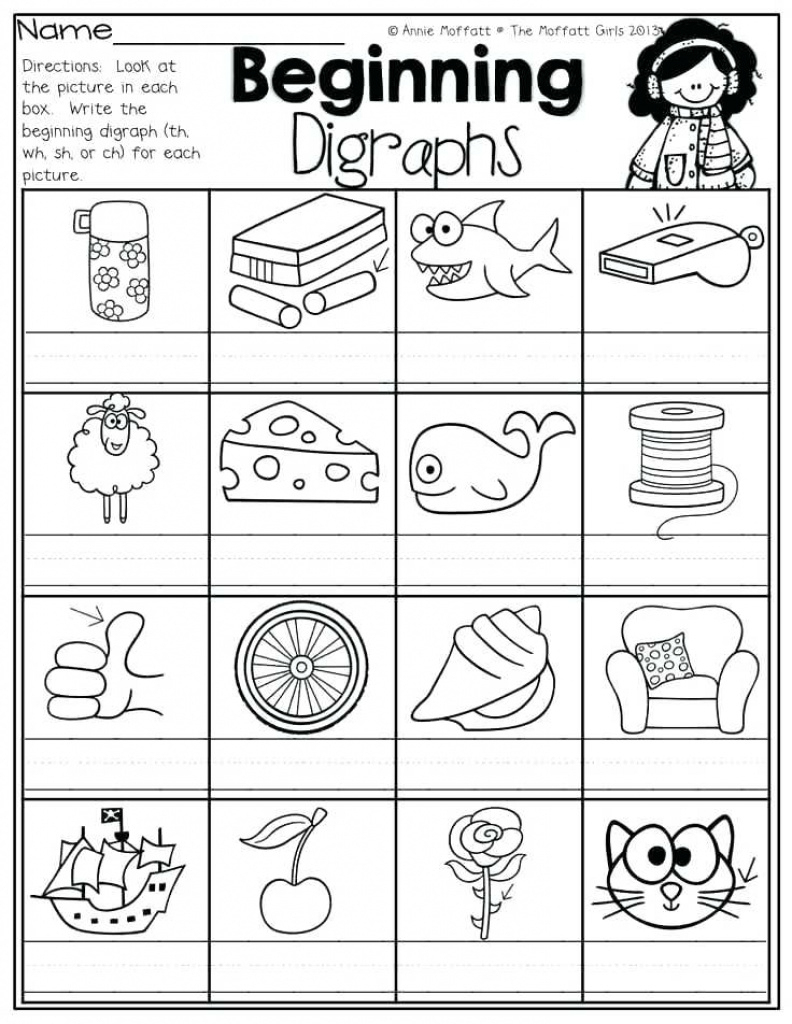 Articulation Worksheets Free Sh Ch Printable Activities For Free | Digraphs Worksheets Free Printables