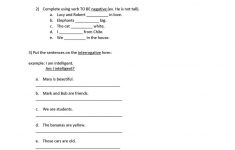 Basic English Test Worksheet - Free Esl Printable Worksheets Made | English Test Printable Worksheets