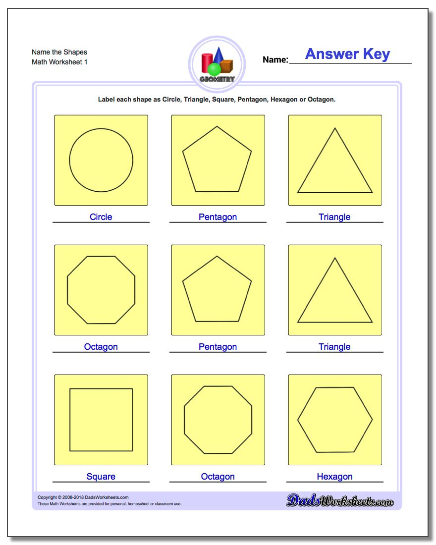 Regular Polygons Use With Popsicle Sticks File Folder Games 