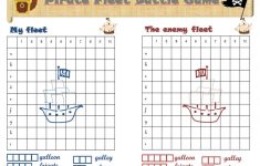 Battleship Printable Game - The Pirate Version! | ***tips &amp; Tricks | Printable Barrier Games Worksheets