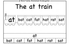 Beautiful Math Worksheets For Kindergarten Pdf Fun Worksheet In | Free Printable Word Family Worksheets For Kindergarten