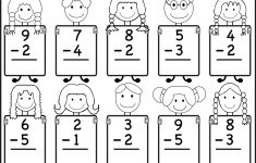 Beginner Subtraction – 10 Kindergarten Subtraction Worksheets / Free | Free Printable Subtraction Worksheets