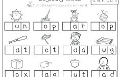 Beginning Sound Worksheets Kindergarten Worksheets Initial Sound | Printable Beginning Sounds Worksheets