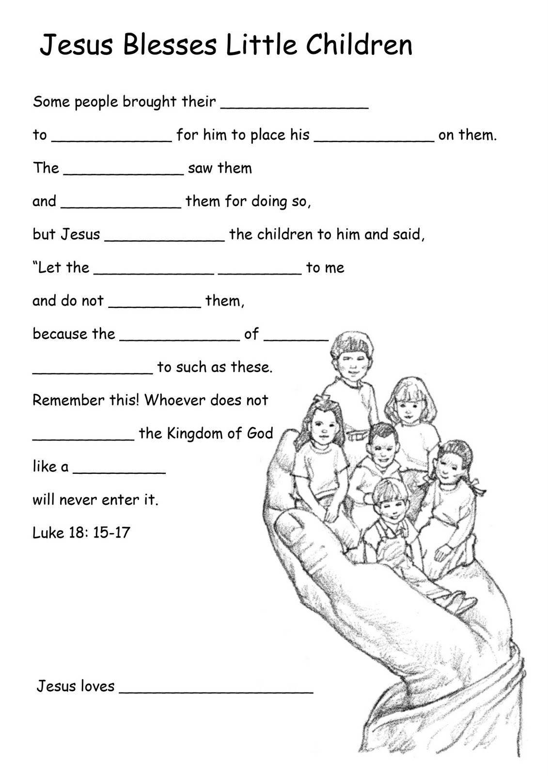 image result for worksheet miracles of jesus psw bible