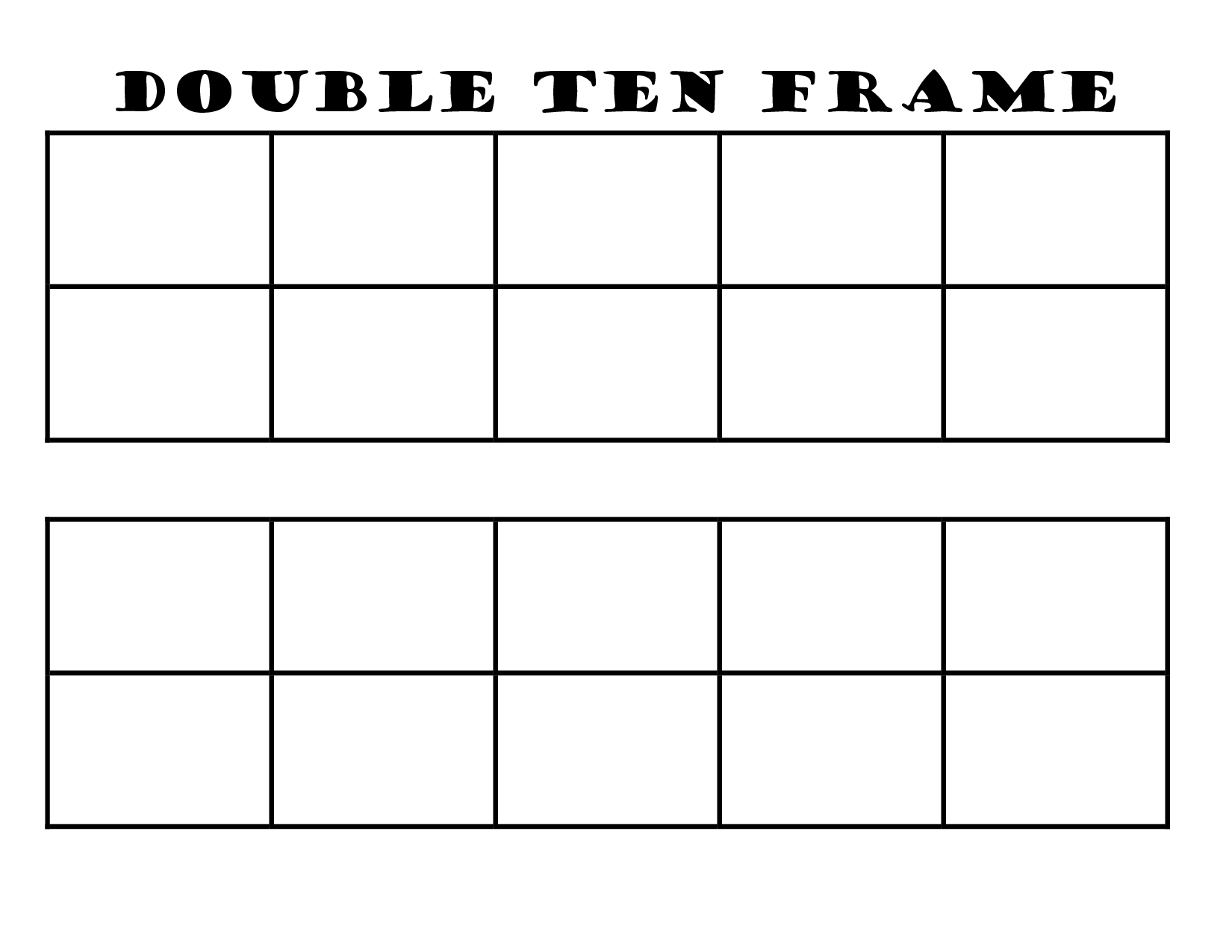 Ten Frame Printable Worksheets Lexia s Blog