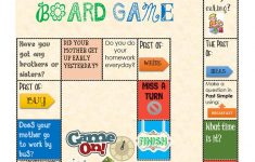 Board Game - Present And Past Simple Worksheet - Free Esl Printable | Are You My Mother Printable Worksheets