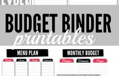 Budget Binder Printables - Single Moms Income | Printable Budget Binder Worksheets