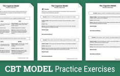 Cbt Practice Exercises (Worksheet) | Therapist Aid - Free Printable | Free Printable Counseling Worksheets