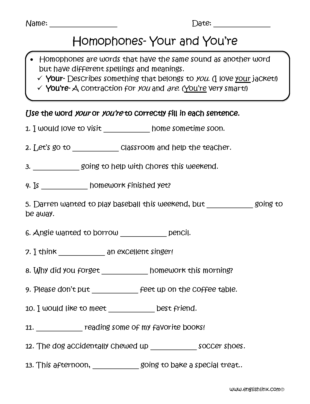 Free Printable Homophones Worksheets For Grade 2 Lexia s Blog