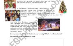 Christmas Around The World - Esl Worksheetbertabas | Christmas Around The World Worksheets Printables