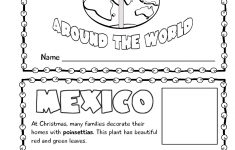 Christmas Around The World Mini Book Activity | My Future In | Christmas Around The World Worksheets Printables