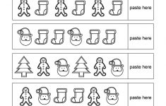Christmas Cookies Worksheet - Free Kindergarten Holiday Worksheet | Christmas Worksheets Printables For Kindergarten